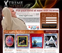 Landing Page - Xtreme Incense